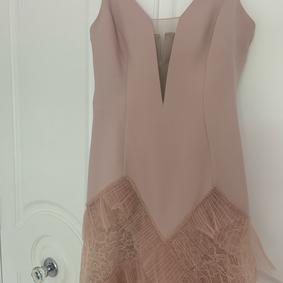 BCBG Avaline Pleated Skirt Gown - Picture 5 of 7